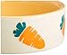 Nobby Nager Keramikschale Carrot, beige-orange, Ø7,5 x 2,5 cm, 55 ml,1 Stück
