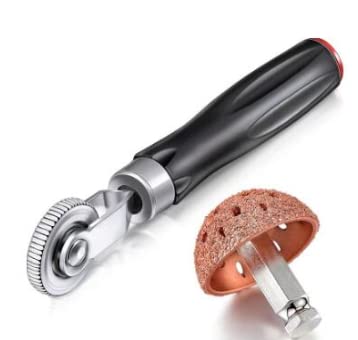 DesignBox 2PCS Tire Patches Tools, Tire Repair Patch Tools with Tire Patch Roller Grinding Head and Tire Buffer Wheel (42 mm)