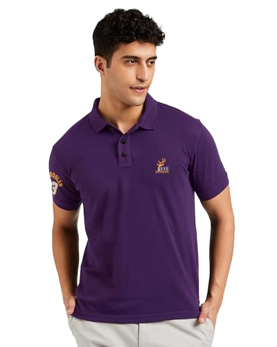 Image of Noble Monk Men's Cotton Blend Regular Fit Polo T-Shirt