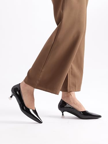 Image of Marc Loire Women's Kitten Heel Pump Shoes for Formal and Office Wear