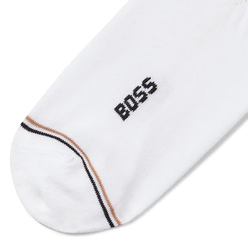 BOSS Men's 2 Pack Iconic Stripe Ankle Socks4