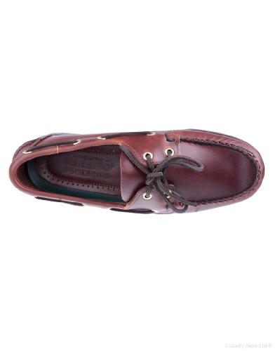 Image of Sebago Endeavor Waterproof Boat Moccasins - All Leather Moccasins for Men with Canoe Moc, Leather Lining, 360 Laces, Non-slip Soles