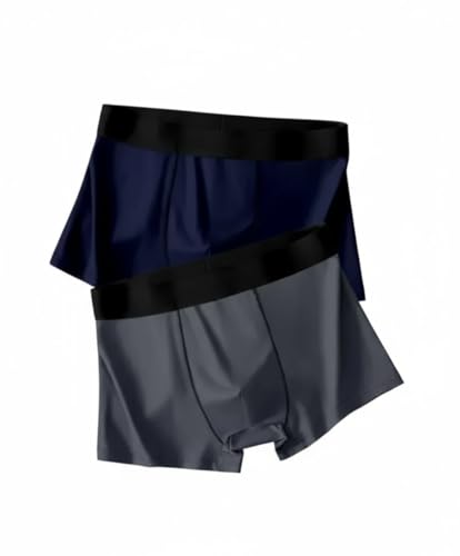 Image of Anti Bacterial Micromodal Solid Underwear for Men Combo Airsoft Trunk Breathable Inner for Men Sweatproof Underwear Imported Nylon Fabric Multi Pack of 2