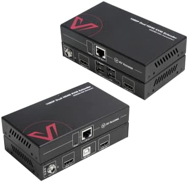 Estensore HDMI KVM 4K ROFAVEZCO - Fino A 100m Via Cavo Cat5e/6, Con USB, Audio E RS232 - Foto 10