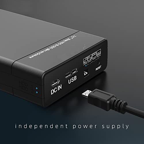 2 Bay K25682 RAID Case Esterno per Disco Rigido