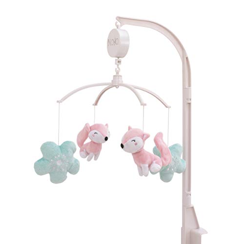 Sweet Forest Friends - Pink And Aqua Plush Musical Mobile, Fox And Flowers #TOP7