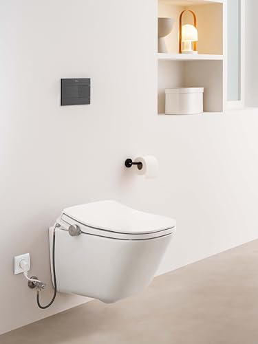 Roca A804057021 Multiclean® M4 SQUARE COMPACT siedzisko z funkcją prania i suszenia, kolor biały