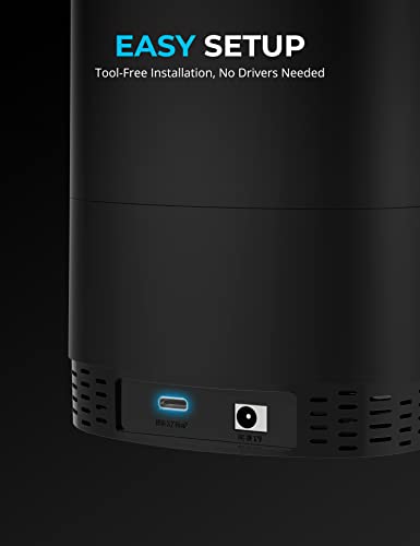 Image of SABRENT 4-Bay USB Type-C External SSD Docking Station (DS-4BNE)