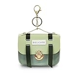 Schlüsselbund-Design: Die Oberseite der damen-geldbörsen hat einen Griff, der praktisch und bequem ist. Es kommt mit einem Schlüsselanhänger, den Sie verwenden können, um Schlüssel zu hängen oder Ihre Brieftasche mit kleinen Anhängern zu dekorieren. ...