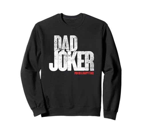 Papá Joker, juego de palabras en una cara feliz, divertido de los amantes de los cómics Sudadera