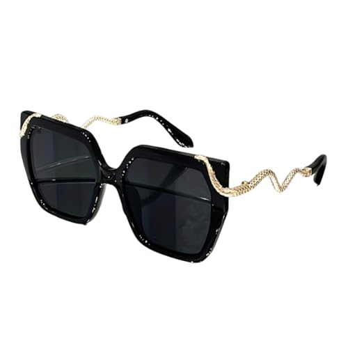 Lunettes de vue rondes pour femmes en métal léger et polycarbonate