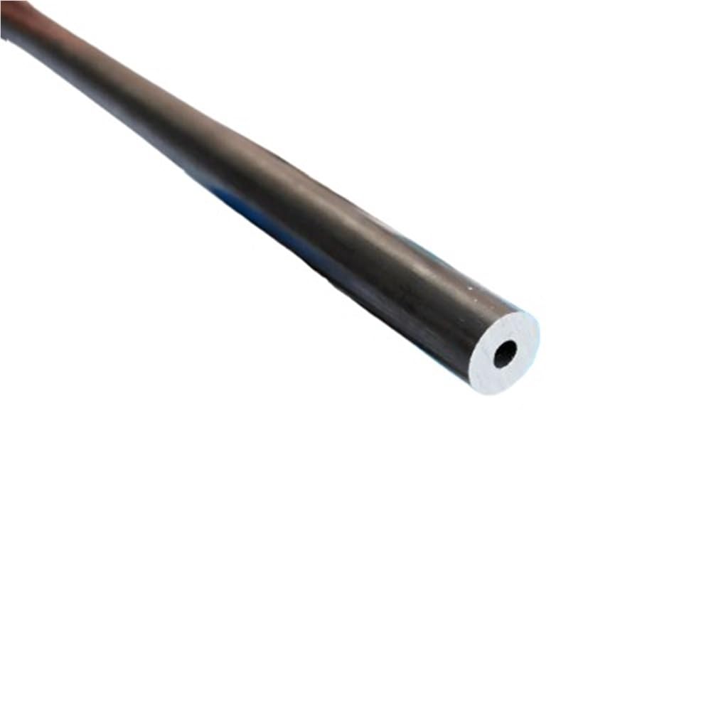 Precision Round Iron Tube, Hollow Fine Drawing Cold Drawing Steel Tubes 19/20/21mm, Carbon Steel Pipe 50cm 1pc(25CM X 21MM X 17MM)