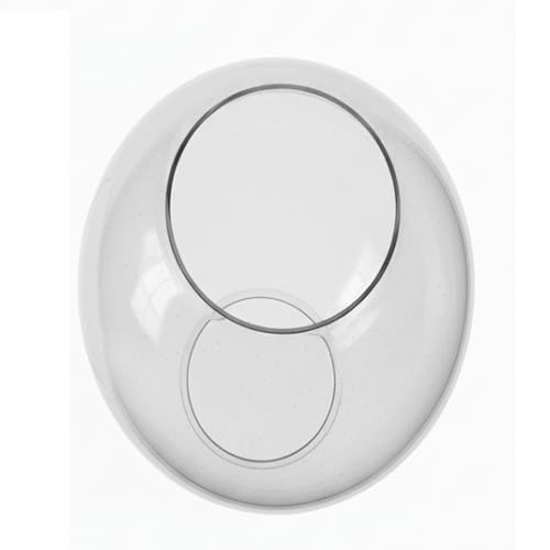 Image of SINOMAN Clear Glass Lamp Shade Round Transparent Glass Cover for Pendant Lights, Chandeliers, Ceiling Fixtures & Wall Sconces | Modern Light Shade for Home, Kitchen, Living Room & Bedroom