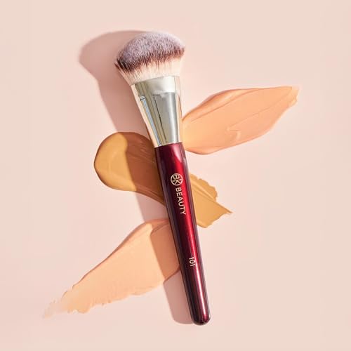 image for BK BEAUTY BRUSHES - 101 CONTOURED FOUNDATION BRUSH - Contoured Foundat