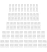 BuyWeek Battery Balance Plug Saver, 100Pcs AB Clip Buckle Battery Balance Connector Protector for...