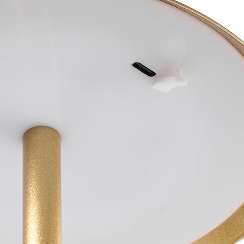 Lampe de table LED sans fil rechargeable dorée Modjo en métal - 6