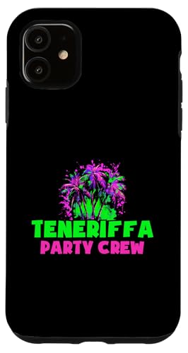 Carcasa para iPhone 11 Teneriffa Party Crew | Equipo de verano de viaje