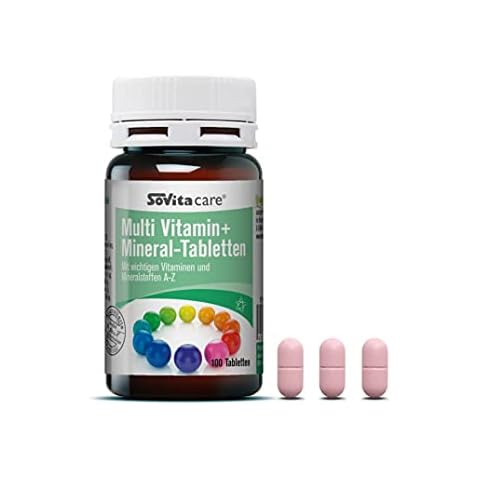 sovita Multi Vitamin + Mineral-Tabletten | mit wichtigen Vitaminen und Mineralstoffen von A-Z |100 Kapseln Cover