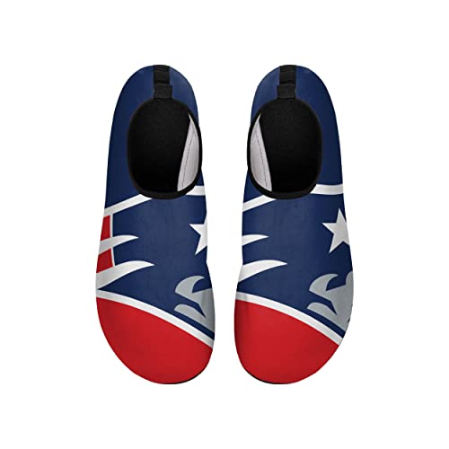 Image of FOCO NFL Mens Nflteam Logo Barefoot Beach Pool Quick-Dry Aqua Yoga Water Shoes