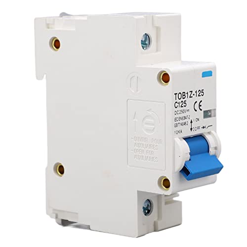 Eacam - Eacam Disjoncteur DC, Système Solaire Photovoltaïque 125 A 250 V TOB1Z 125, Largement utilisé, adapté au Système connecté au Réseau de Panneaux Solaires, Système Complémentaire