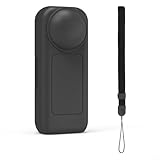 HavenDomicile Schutzhülle für Insta360 X5 Kamera, stoßfest, staubdicht, leicht, kompaktes PC-Material mit einfachem Zugriff auf Tasten, Anschlüsse, schwarzes Zubehör