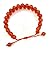Handmade Carnelian Gemstone Double Line Macrame Bracelet – Natural Healing Crystal Energy Jewelry for Courage, Vitality, Chakra Balancing, Meditation & Spiritual Gifts for Men and Women