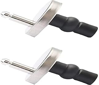 2 Pcs Toilet Seat Hinges Fixings, Toilet Seat Fittings Top Fix Blind Hole with Expanding Rubber Screws and 50mm Base for Home Office Restroom
