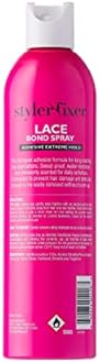 Red by Kiss Hair Glue Spray Adhesive for Lace Front Wigs Extreme Hold, Bold Hold Lace Glue, Hair spray for Hair Styling Extra Hold, 11oz