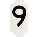 Brady 5010-9, 50109 Gothic Quik-Align, (25 Packs of 10 pcs)