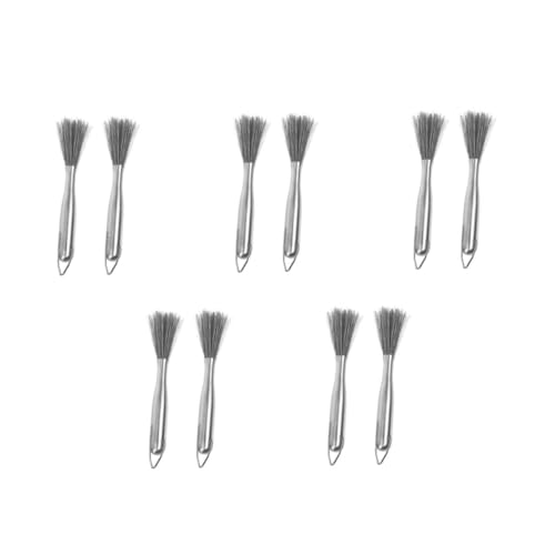 4 Juegos de cepillos for Limpiar ollas, Fregar Platos, cepillos de Limpieza for Uso doméstico, raspador de Platos, Cepillo de Cocina, Cepillo de té, Cepillo for Hornear, Mini Cepillo for Platos Profi