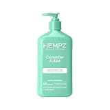 Hempz Body Lotion - Cucumber & Aloe Herbal Limited Edition Daily Moisturizing Cream, Shea Butter, Aloe, Cucumber Extract Body Moisturizer - Skin Care Products, Hemp Seed Oil - 17 Fl Oz
