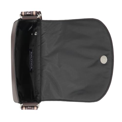 Image of Nautica Delray Flap Crossbody Purse Womens Shoulder Bag, Magnetic Snap Closure Pocket, Small Travel Handbag, Adjustable Strap