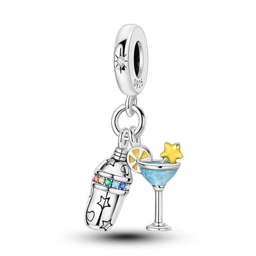 Simbolo di celebrazione: ideale per braccialetti con ciondoli, collane o cavigliere da donna, simboleggia gioia, amicizia e incontri memorabili, ed è anche un divertente accessorio per borse.