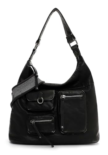 Sac à épaule bandoulière noir Suri Frey SFY Batty pochette zippée