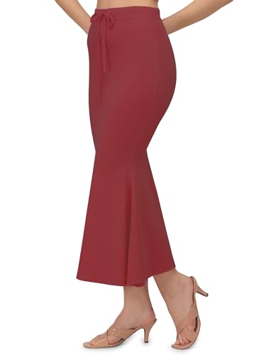 Image of Mehrang Stretchable Saree Shapewear Petticoat for Women, Cotton Blended,Petticoat,Skirts for Women,Shape Wear Dress for Saree