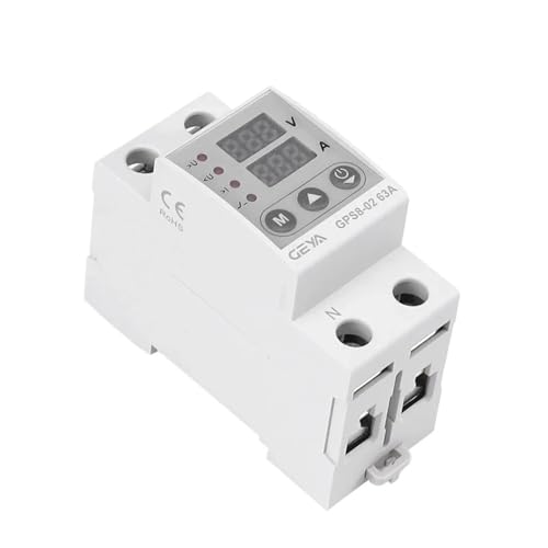 Protector de sobrecorriente GPS8 para riel DIN de 40A a 220V CA