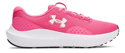 Under Armour Tenis de Correr Surge 4 para Mujer, Rosa (Super), 36.5 EU