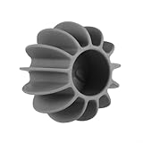 Bolas de silicona para ropa sucia, paquete de 5 unidades para reducir arrugas, evitar nudos y eliminar manchas en lavadoras, incluyendo tipos automáticos y de tambor (gris)