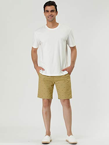 Lars Amadeus Men's Summer Swim Elastic Waistband Drawstring Pockets Patterned Beach Board Shorts3