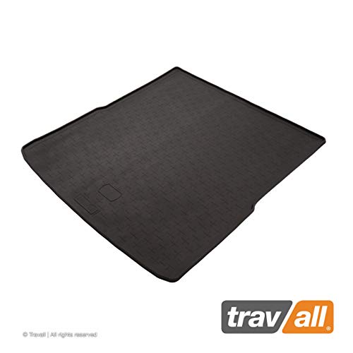 Travall Liner Compatible With Volkswagen Passat Wagon (2005-2015) And Passat Alltrack (2012-2015) Tbm1002 - All-Weather Black Rubber Trunk Mat Liner #TOP3