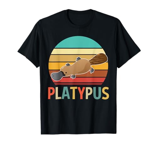 Vintage Retro Platypus T shirt Gifts for Men Women Kids T�V���c