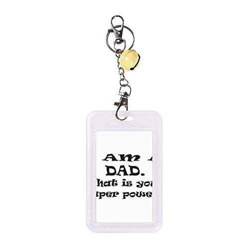 Funda protectora para tarjeta de crédito Super Power con motivo amarillo del Día del Padre