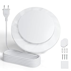 MOCINE Badezimmerventilator 100 mm, 130 m³/h Leistungsstarker Belüftungs-Wandventilator, Leiser Badezimmerventilator 12 W, Schnelle Feuchtigkeitsentfernung, Einfache Installation An Der Decke