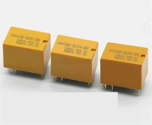 Relais HK4100F-DC6V-SHG miniature 3A compact à 6 broches pour automatismes