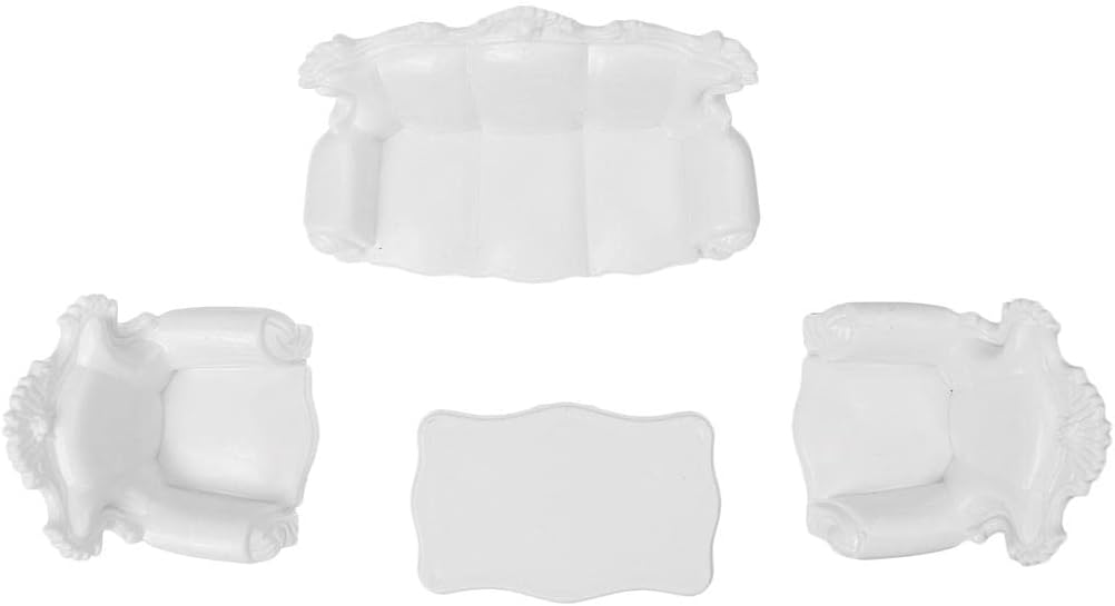 5X 1:50 Scale Sofa Set Scene Model Cute Sand Table Crafts Toy Garden Decor