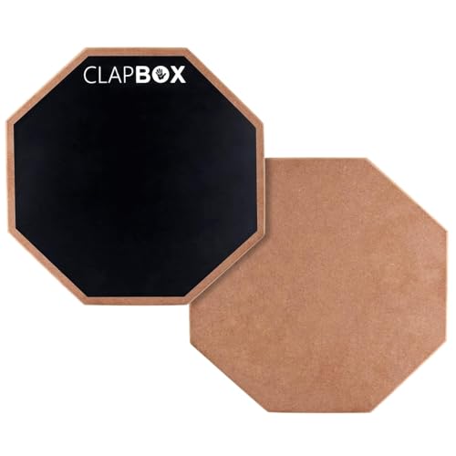 Clapbox Drum Practice Pad - Not Made in China - 12 inches (Practice Pad Only) - Most Popular Cajon Brand Online - Thumbnail 4