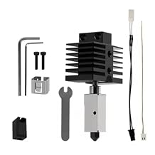 3D Printer Hotend for Qidi Q1 Pro/X Max 3/Qidi X Plus Extruder Hotend Kit 0.4mm Nozzle Upgrade Hotend 3D Printer Accessories Hot end kit