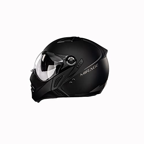 Capacete Aberto Moto Peels Mirage Classic Preto Fosco/Grafite 56