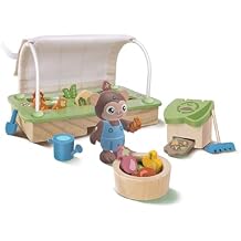 Hape Organic Greenhouse, Green Planet Explorers | Miniature Garden and Gardening Toy, for Kids Ages 3+ Years