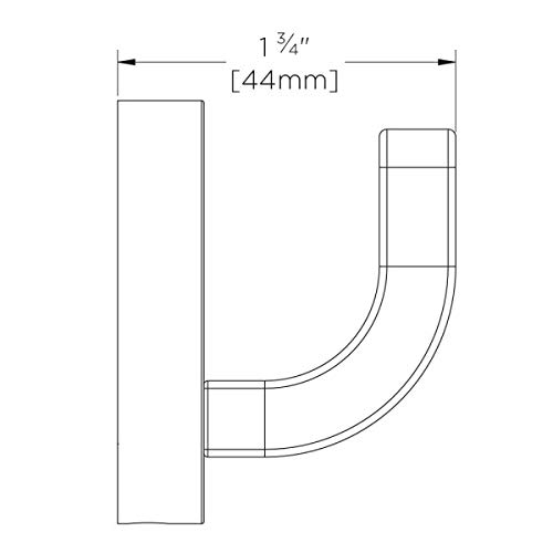 Speakman SA-2706 Vector Single Polished Chrome Robe Hook